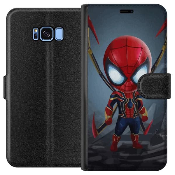 Kompatibelt Plånboksfodral till Samsung Galaxy S8 Spider-Man