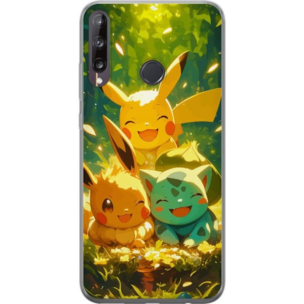 Huawei P40 lite E Gjennomsiktig deksel Pixelmonster spillstil