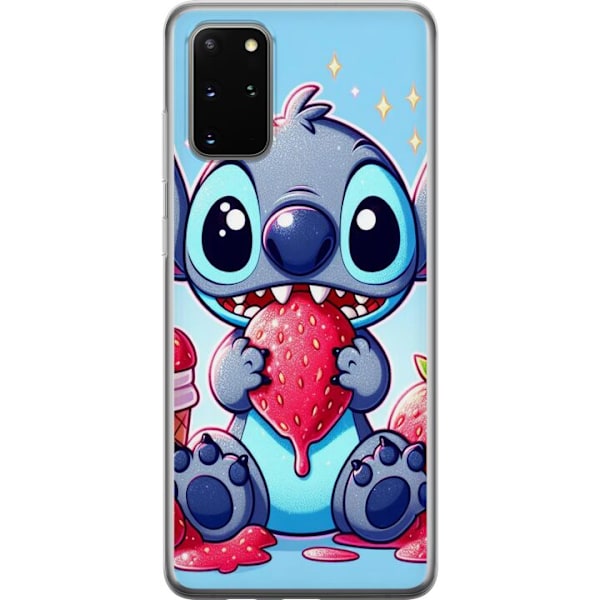 Samsung Galaxy S20+ Läpinäkyvä kuori Strawberry Stitch