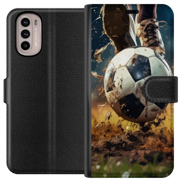 Motorola Moto G31 Lommeboketui Fotball