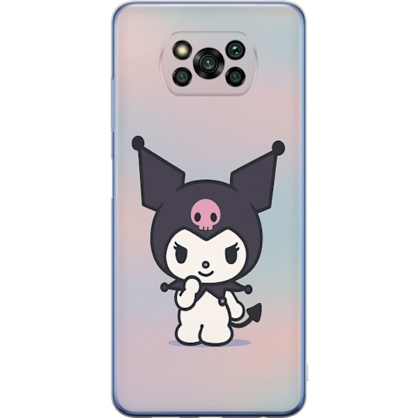 Xiaomi Poco X3 Pro Läpinäkyvä kuori Kawaii Sanrio Kuromi