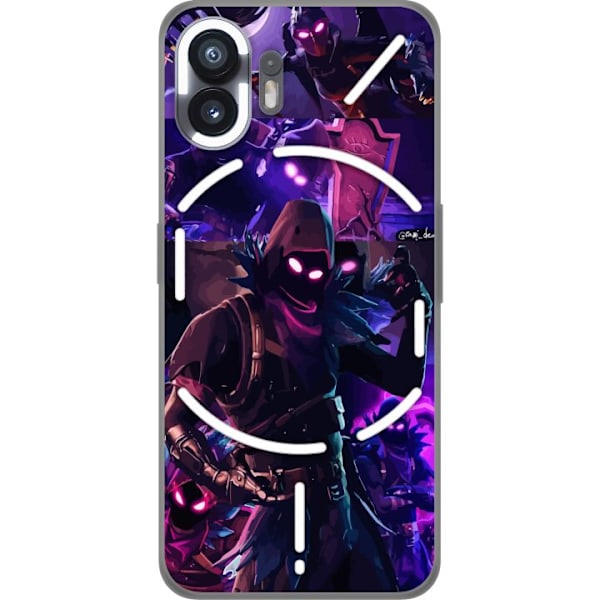 Nothing Phone (2) Gennemsigtig cover Fortnite - Raven