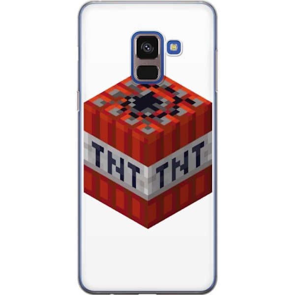 Samsung Galaxy A8 (2018) Läpinäkyvä kuori Minecraft TNT