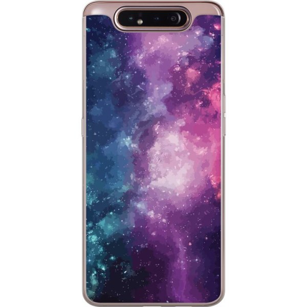 Samsung Galaxy A80 Läpinäkyvä kuori Nebula