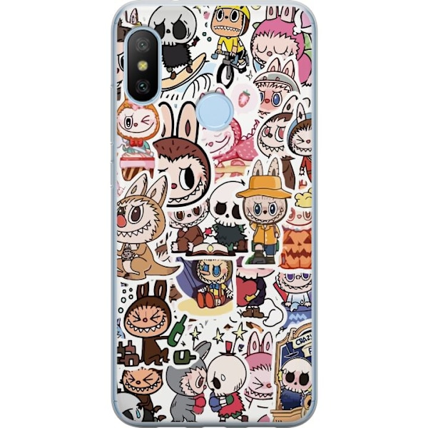 Xiaomi Mi A2 Lite Genomskinligt Skal Labubu All-Stars – POP