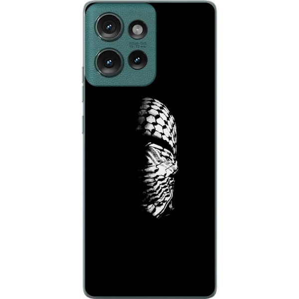 Motorola Edge 50 Läpinäkyvä kuori Keffiyeh-kuviointi - klas