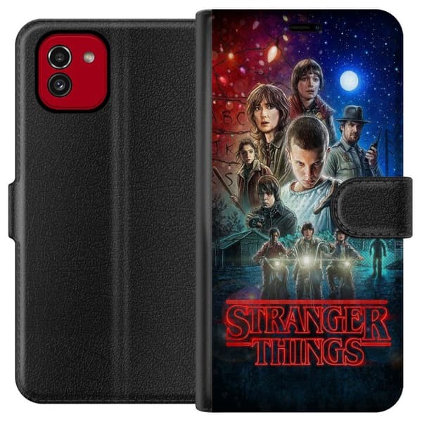 Kompatibel Tegnebogsetui til Samsung Galaxy A03 Stranger Things