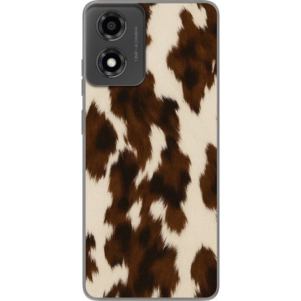 Motorola Moto E14 Gennemsigtig cover Farve Sprøjt