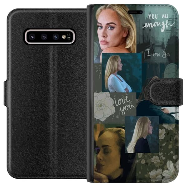 Kompatibelt Lommeboketui til Samsung Galaxy S10+ Adele