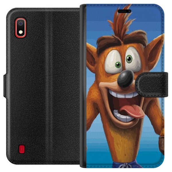 Samsung Galaxy A10 Lompakkokotelo Crash Bandicoot