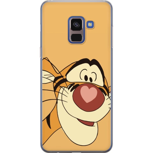 Samsung Galaxy A8 (2018) Läpinäkyvä kuori Tiger