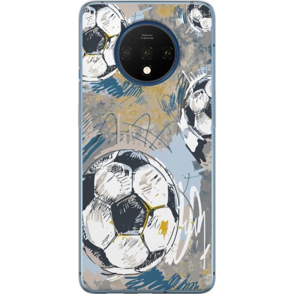 OnePlus 7T Gjennomsiktig deksel Fotball