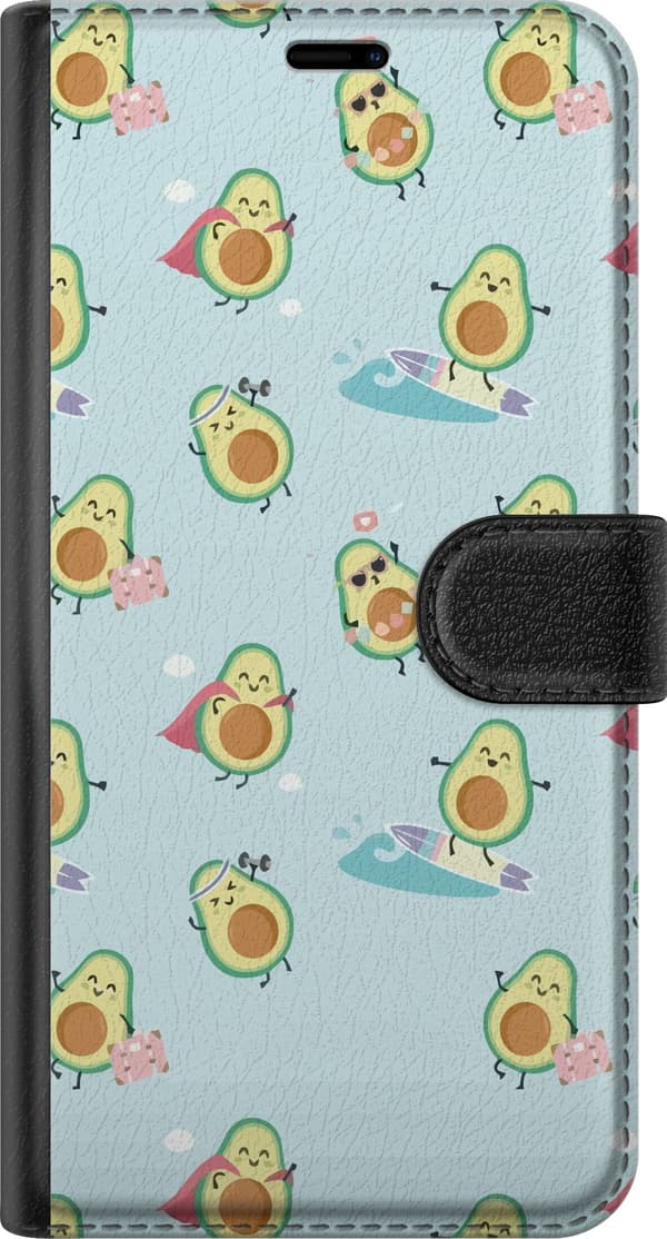 Kompatibelt Lommeboketui til Apple iPhone XS Max Avokado