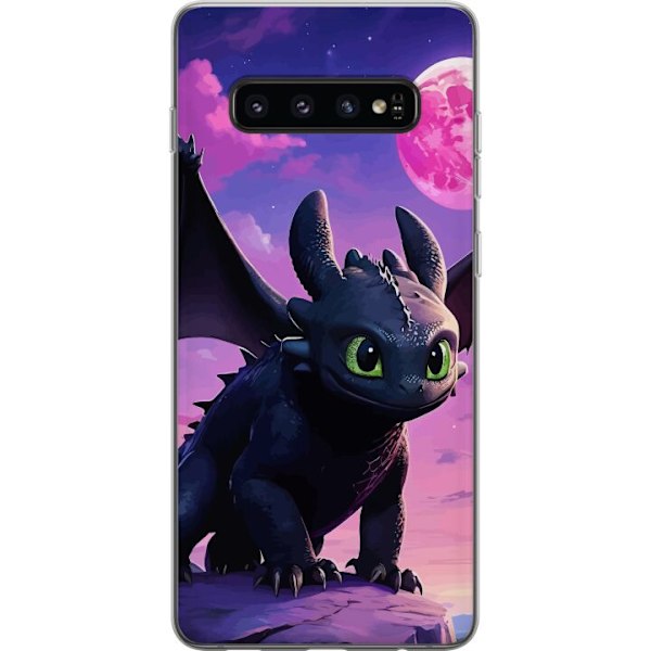 Samsung Galaxy S10 Genomskinligt Skal How to Train Your Dragon (Draktränaren)