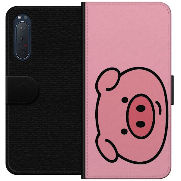 Sony Xperia 5 II Tegnebogsetui Kawaii Piggy