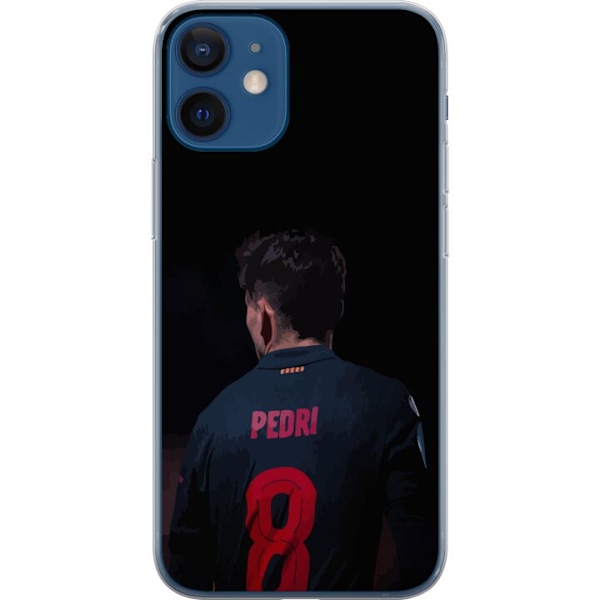 Apple iPhone 12 mini Läpinäkyvä kuori Pedri FC Barcelona Jalkapallo Espanjalainen Keskikenttäpelaaja Maali Urheilumotivaatio Fanit Lapset Nuoret