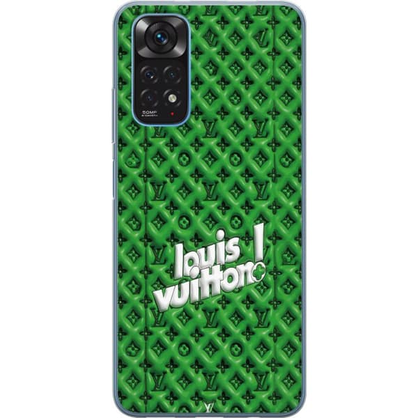 Kompatibelt Mobildeksel til Xiaomi Redmi Note 11S Inspirert grønt monogram med logo grønn