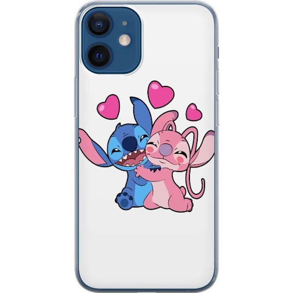 Apple iPhone 12  Läpinäkyvä kuori Lilo & Stitch
