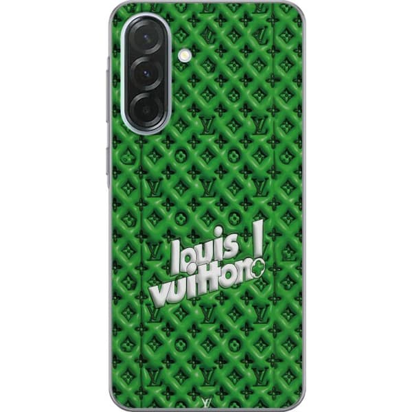 Kompatibelt Mobildeksel til Samsung Galaxy A36 Inspirert grønt monogram med logo grønn