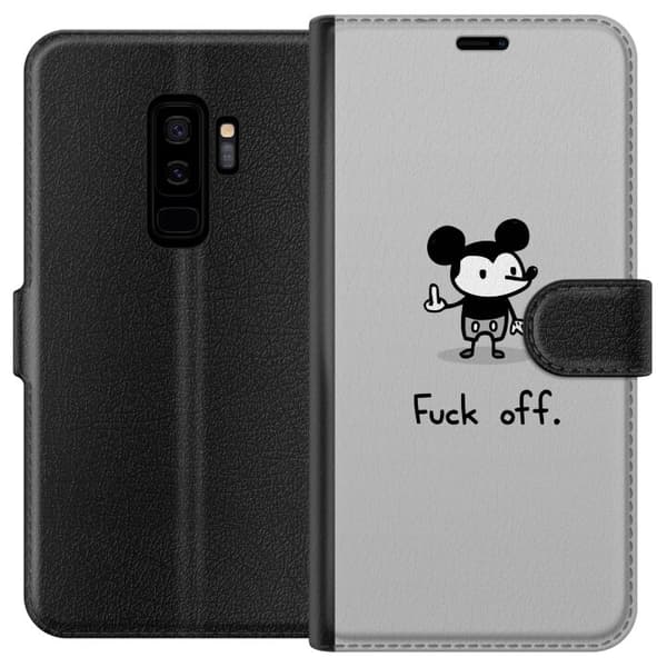 Kompatibel Tegnebogsetui til Samsung Galaxy S9+  Mickey Mouse Knep