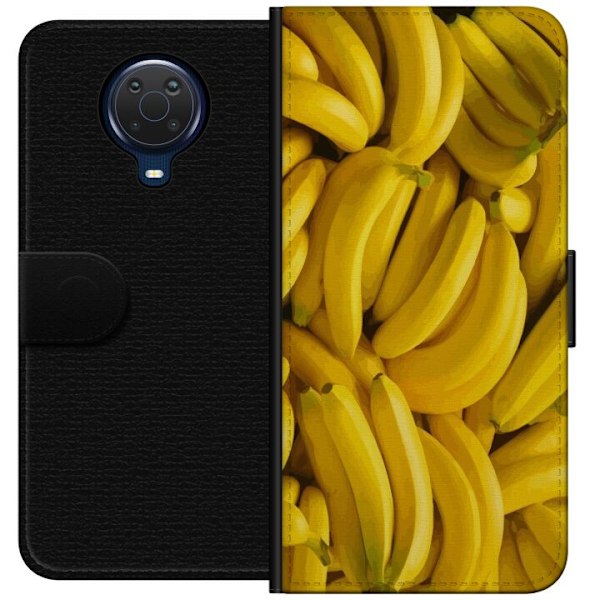 Nokia G20 Plånboksfodral Banana Pattern – lekfullt mönster