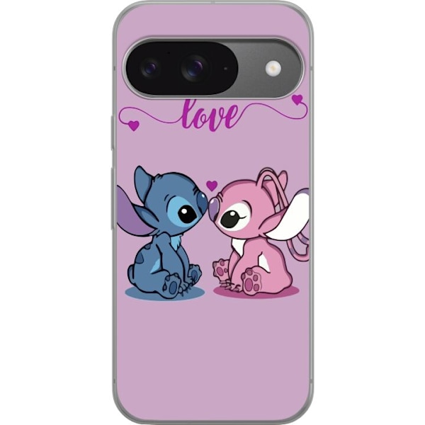 Google Pixel 9 Pro Läpinäkyvä kuori Lilo & Stitch – Angel