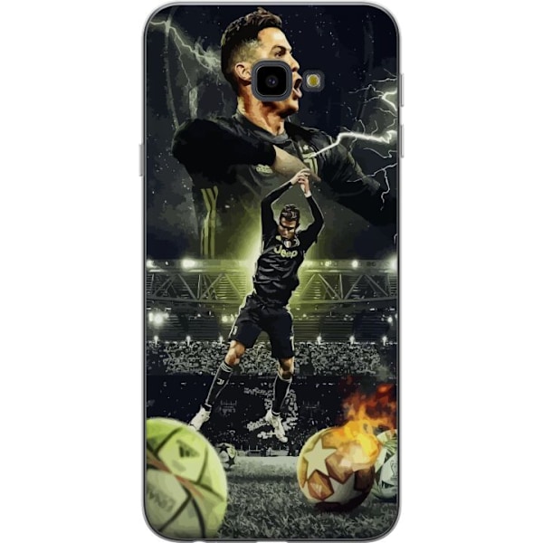 Samsung Galaxy J4+ Genomskinligt Skal Ronaldo