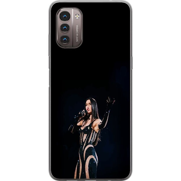 Nokia G21 Läpinäkyvä kuori Dua Lipa – Pop Star Aesthetic
