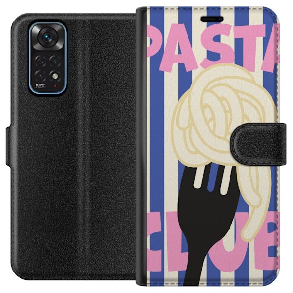 Xiaomi Redmi Note 11 Lompakkokotelo Pasta Twirl