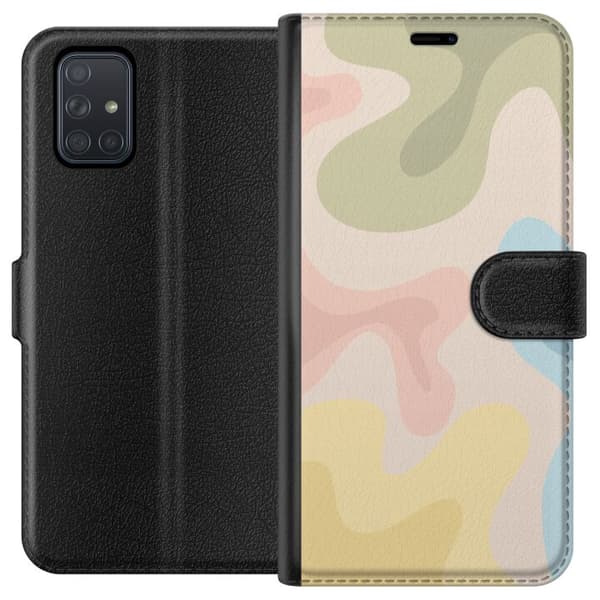 Kompatibel Tegnebogsetui til Samsung Galaxy A71 Farveskala