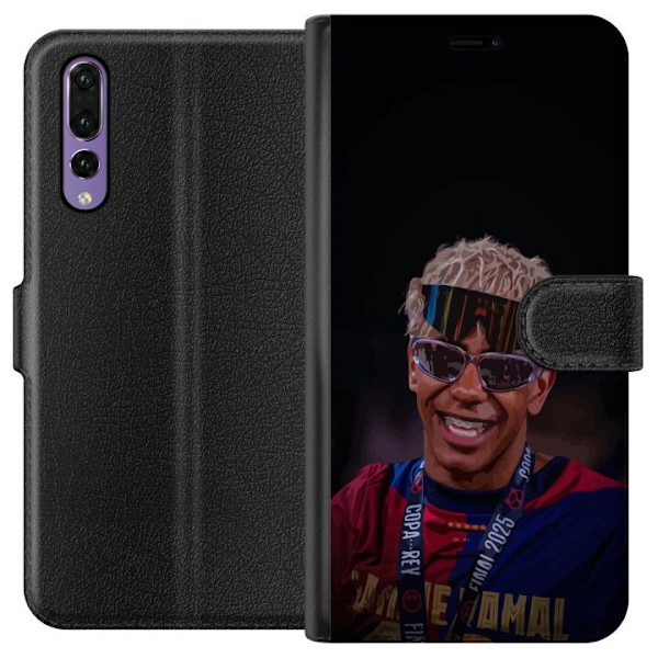 Huawei P20 Pro Tegnebogsetui Lamine Yamal mobiltaske i elegant sportsdesign