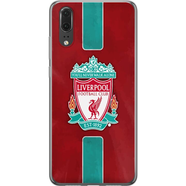 Huawei P20 Läpinäkyvä kuori Liverpool FC - Klassinen jalkapallourheilu Punaisena