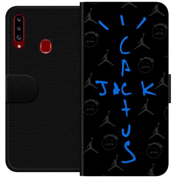 Kompatibelt Plånboksfodral till Samsung Galaxy A20s Cactus