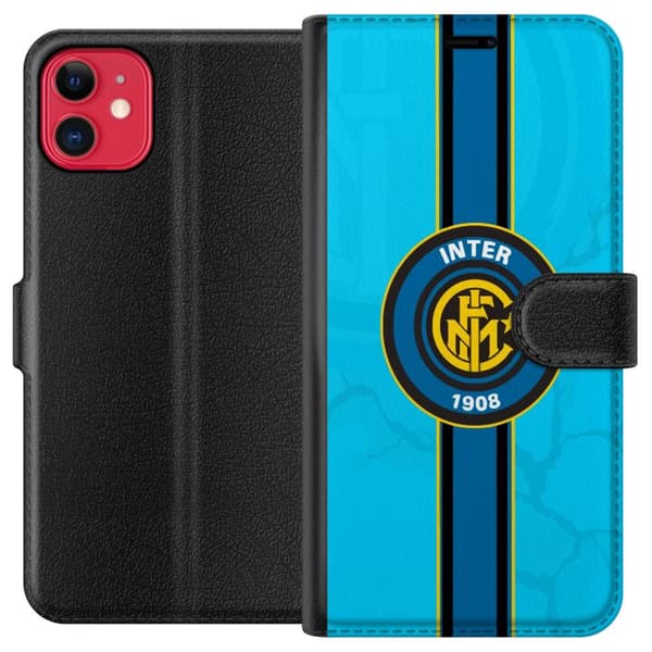Kompatibel Tegnebogsetui til Apple iPhone 11 Inter Milan