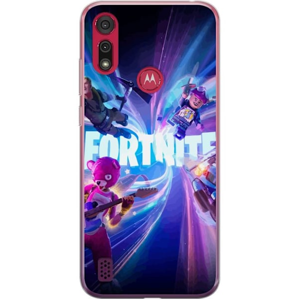 Motorola Moto E6s (2020) Genomskinligt Skal Fortnite