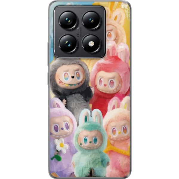 Xiaomi 14T Läpinäkyvä kuori Labubu Luonnos Tyyli