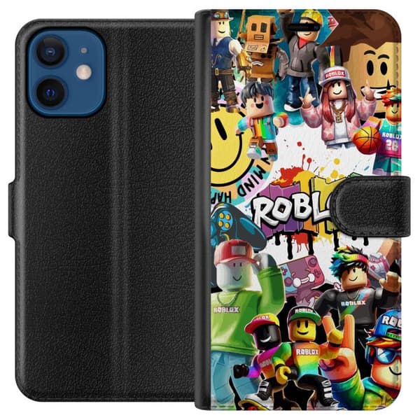 Kompatibel Tegnebogsetui til Apple iPhone 12 Roblox