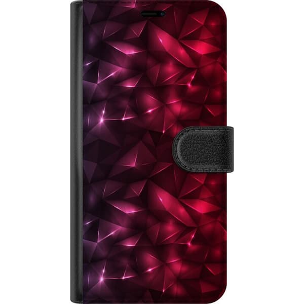 Kompatibelt Plånboksfodral till Samsung Galaxy A40 Tempting Red