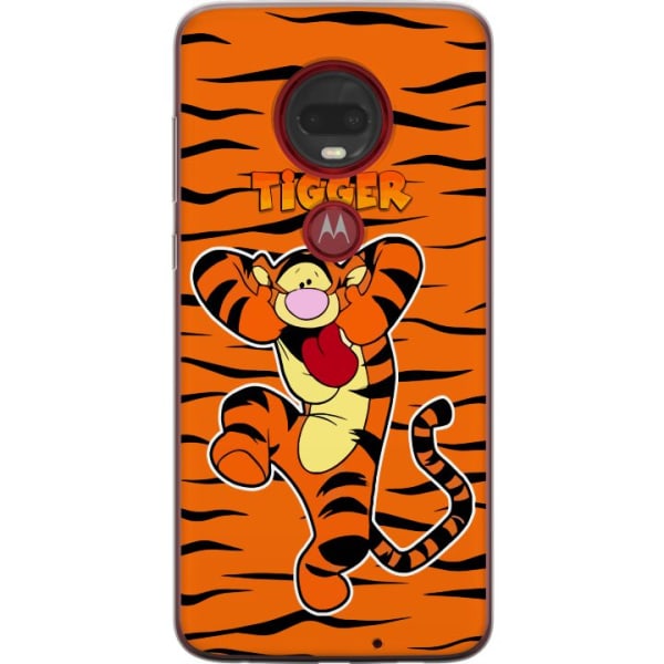 Motorola Moto G7 Plus Läpinäkyvä kuori Tiger