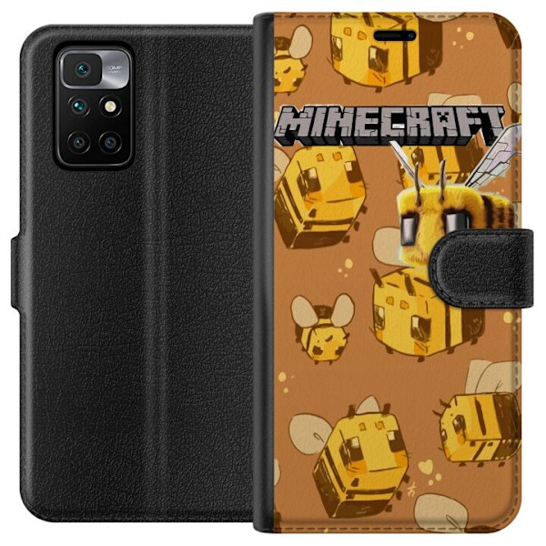 Xiaomi Redmi 10 Tegnebogsetui Minecraft Bi