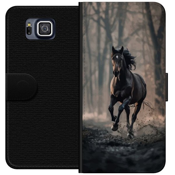 Samsung Galaxy Alpha Plånboksfodral Running horse