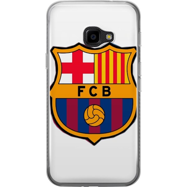 Samsung Galaxy Xcover 4 Läpinäkyvä kuori FC Barcelona Emblem Jalkapallo Katalonia Sininen Punainen Seuran Logo Ylpeys La Liga Fanit Ikoninen Kuva