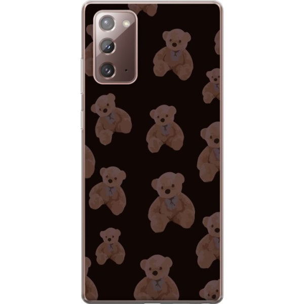 Samsung Galaxy Note20 Gennemsigtig cover En bjørn flere bjør