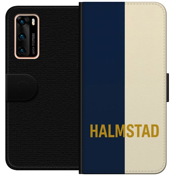 Huawei P40 Tegnebogsetui Halmstad – Fodbold