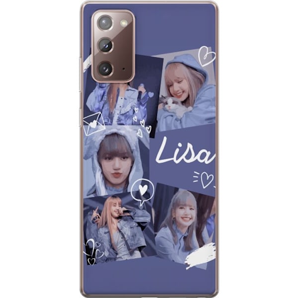 Samsung Galaxy Note20 Läpinäkyvä kuori Lisa Blackpink – A