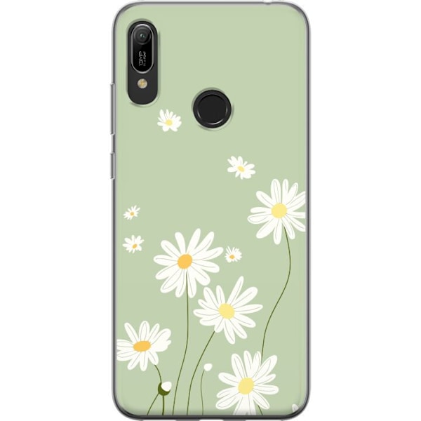 Huawei Y6 (2019) Läpinäkyvä kuori Papukaijanpaparit - kukallinen kuviointi ruotsalaiseen kesätyyliin