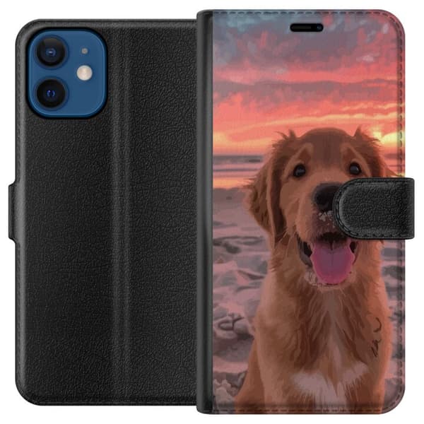 Kompatibelt Plånboksfodral till Apple iPhone 12 mini Hund