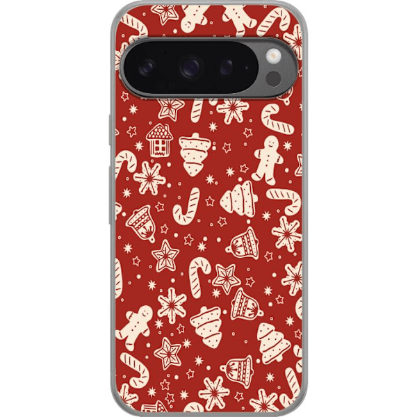 Google Pixel 9 Pro XL Gennemsigtig cover God Jul