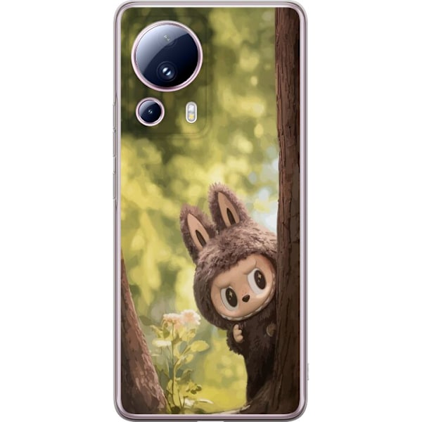 Xiaomi 13 Lite Genomskinligt Skal Labubu Graffiti Vibes – Gatukonst i monsterform