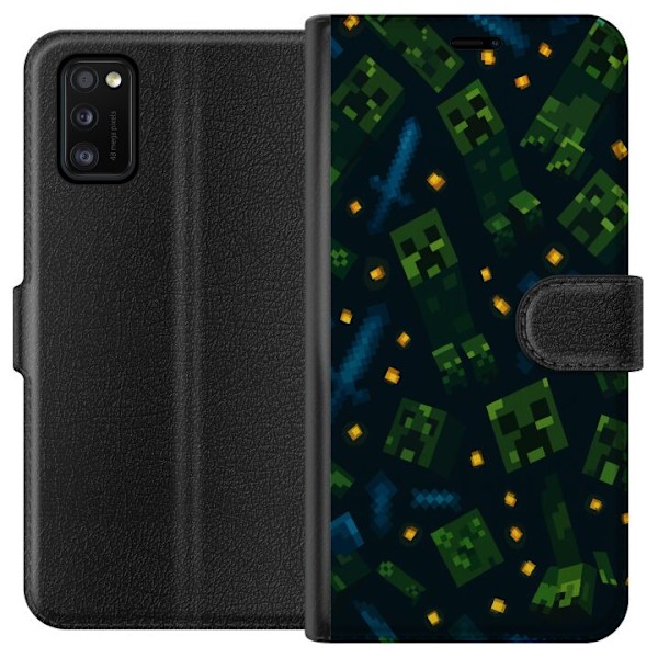 Samsung Galaxy A41 Tegnebogsetui Minecraft Dungeons Mob